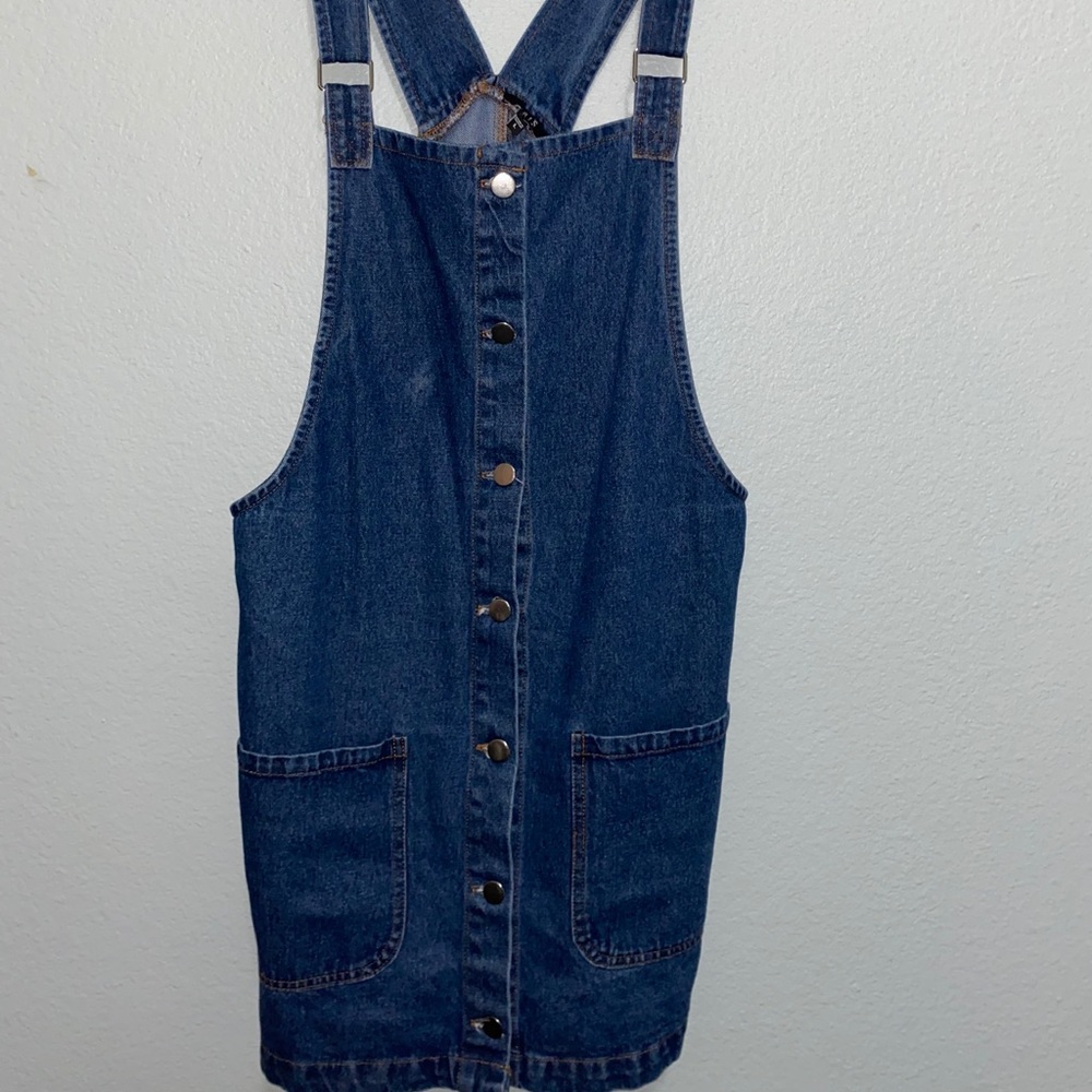 denim button down dress